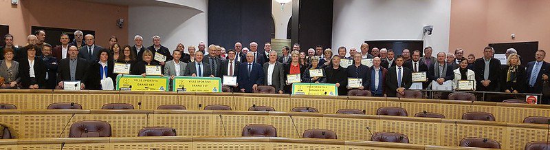 Cérémonie label ville sportive Grand Est
