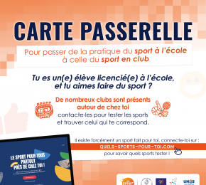 A la découverte du sport avec la carte passerelle !
