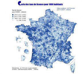 Un atlas des fédérations dessine la France sportive