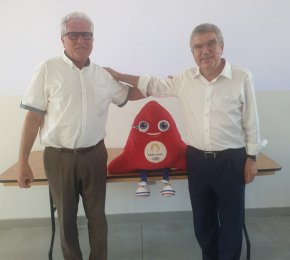 De belles retrouvailles entre le Président du CIO et le Vice-Président du CROS Grand Est