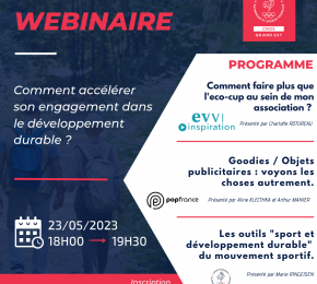 Replay du webinaire sur le développement durable