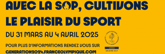 Le CROS Grand Est participe à la Semaine Olympique et Paralympique !