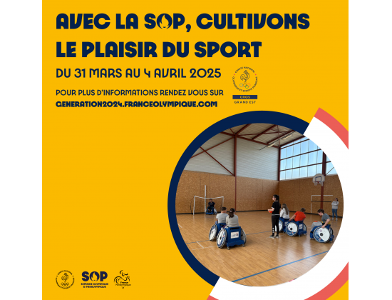 Le CROS Grand Est participe à la Semaine Olympique et Paralympique !