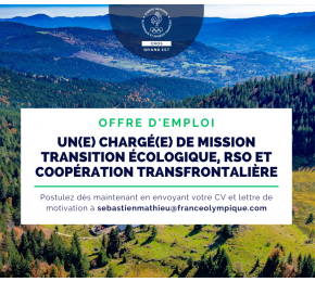 Nous recrutons un(e) chargé(e) de mission transition écologique, RSO et coopération transfrontalière