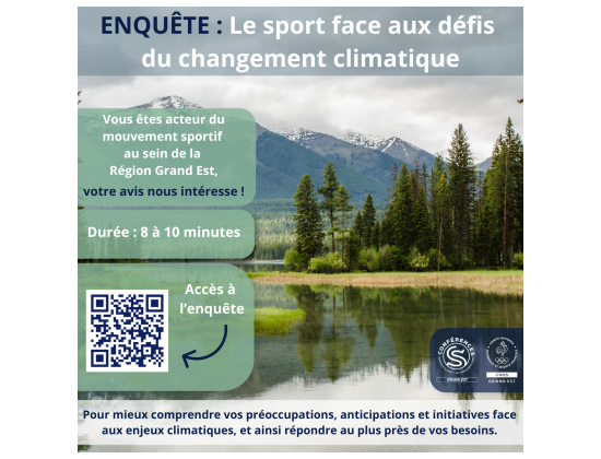 Sport & transition climatique : diagnostic Grand Est