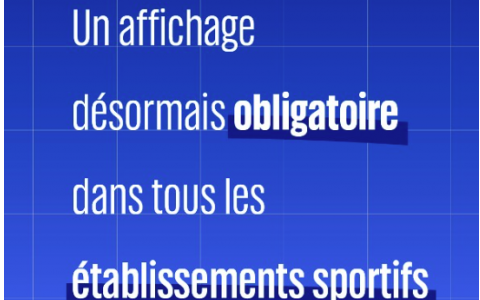 Signal-Sports : affichage obligatoire dans les établissements sportifs