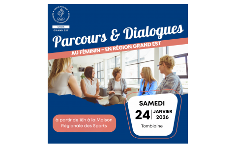 Parcours & dialogues au féminin : rendez-vous le 24 janvier