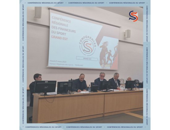 La conférence des financeurs du sport est en place dans le Grand Est !