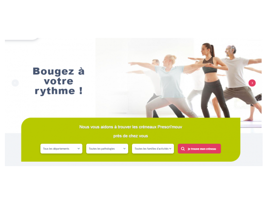 Sport-Santé : le site Internet PRESCRI'MOUV fait peau neuve !