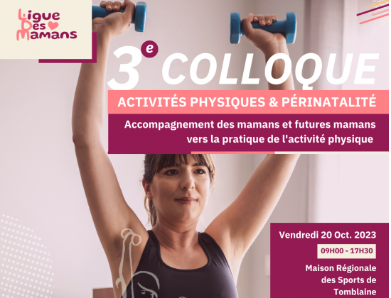 3ème édition Colloque sur l'Activité Physique et la Périnatalité