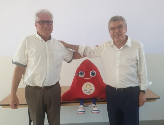 De belles retrouvailles entre le Président du CIO et le Vice-Président du CROS Grand Est