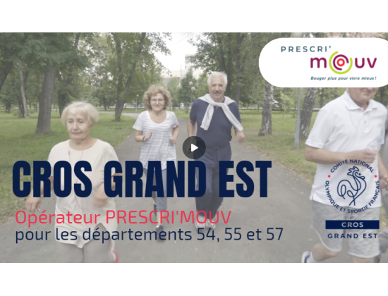 Le CROS Grand Est fête son 1000ème patient au sein du dispositif PRESCRIMOUV
