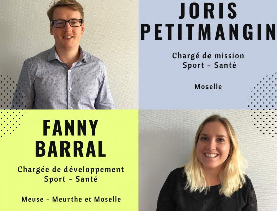 Deux nouvelles recrues Sport-Santé au CROS