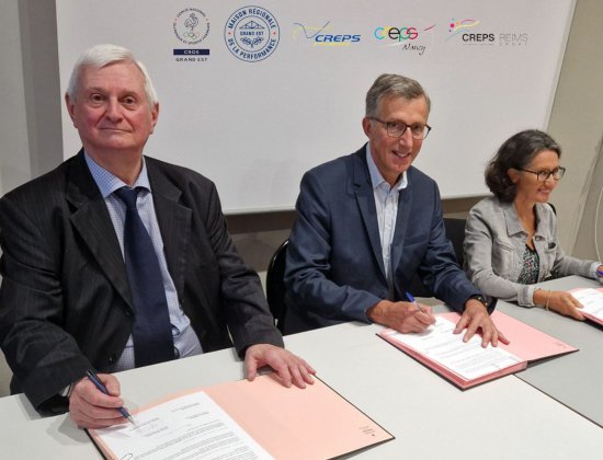 Signature d'une convention avec la Maison Régionale de la Performance Grand Est
