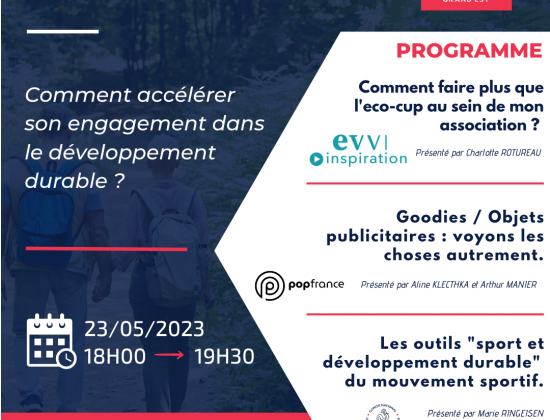 Replay du webinaire sur le développement durable